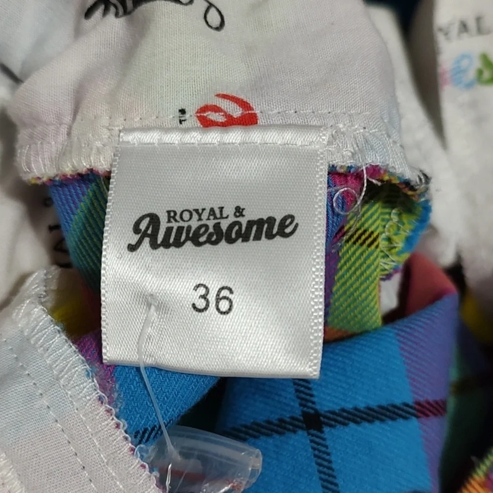 Royal  & Awesome Plaid Golf Shorts
